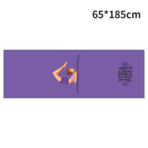 Yoga Mat 185*63cm*1mm Double Layer Non-slip Digital Portable Printing