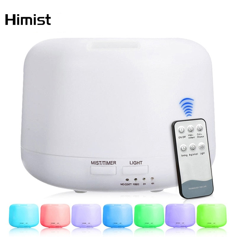 300ml Aromatherapy Diffuser Air Humidifier with 7 Color Changing Lights