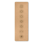 Yoga Mat 4/5/6mm Natural Cork TPE Printed Non-Slip Esterilla Yoga