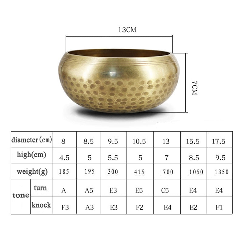 Hammered Tibetan Singing Bowl