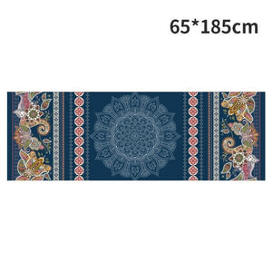 Yoga Mat 65*185cm*4mm Non-slip Yoga Mat Microfiber Towel Fitness Gym