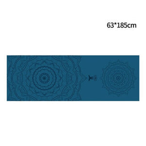 Yoga Mat 65*185cm*4mm Non-slip Yoga Mat Microfiber Towel Fitness Gym