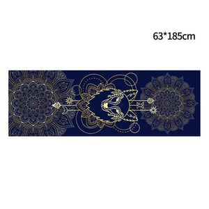 Yoga Mat 65*185cm*4mm Non-slip Yoga Mat Microfiber Towel Fitness Gym