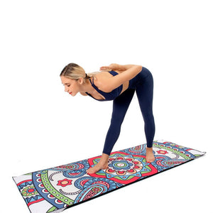 Yoga Mat 65*185cm*4mm Non-slip Yoga Mat Microfiber Towel Fitness Gym