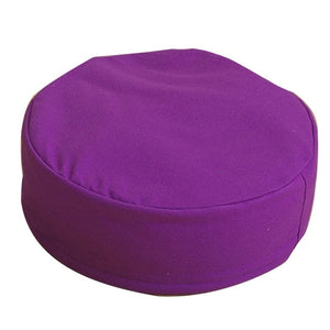 Round Meditation Cushion Filled With Buckwheat Hulls