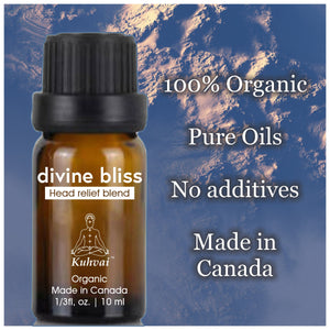 Kuhvai Organic Divine Bliss Blend Oil for Head Relief